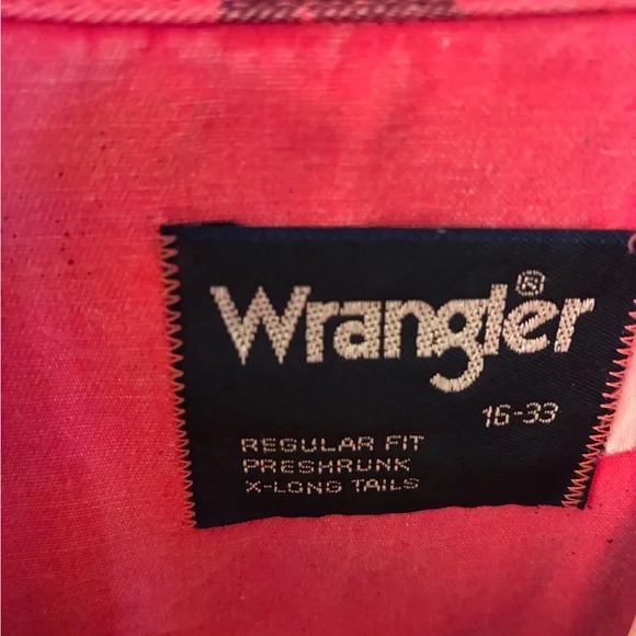 Wrangler men’s XL vintage Geometric Shirt - Picture 5 of 6